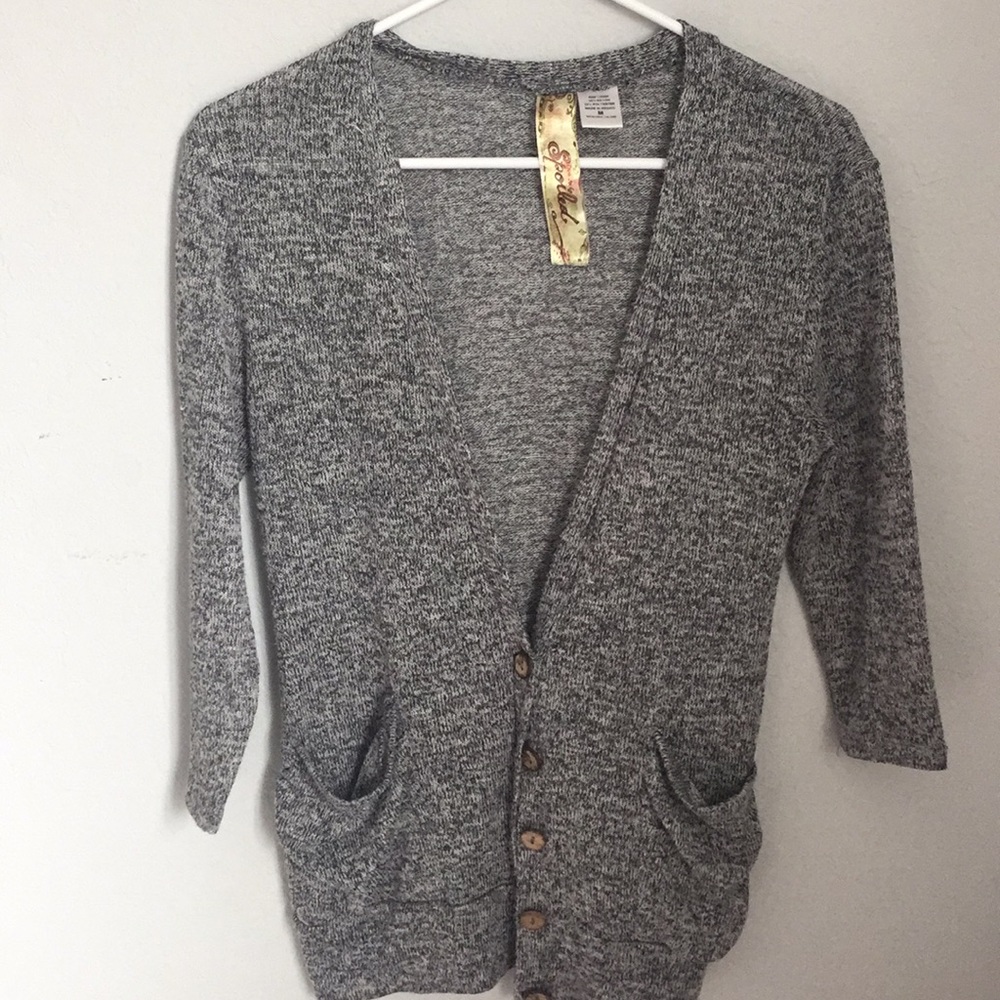 Super Soft Gray Cardigan